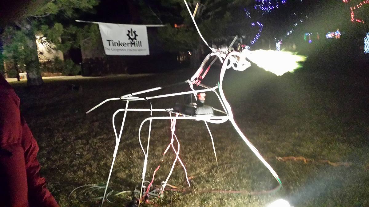 Fire Breathing Reindeer.